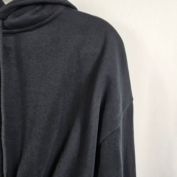 ba&sh Daris Cropped Hoodie in Black - Size 1 - Picture 5 of 12